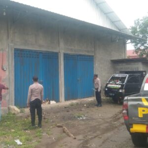 Komitmen Mendukung Program Prioritas Presiden RI, Polsek Bolo Polres Bima Cek Gudang Penampungan Jagung