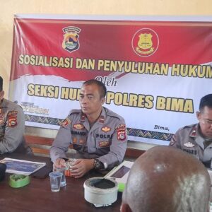 Seksi Hukum Polres Bima, Sosialisasikan Perpol Nomor 7 Tahun 2022 tentang Kode Etik Profesi dan Komisi Kode Etik Polri serta PP Nomor 2 Tahun 2003
