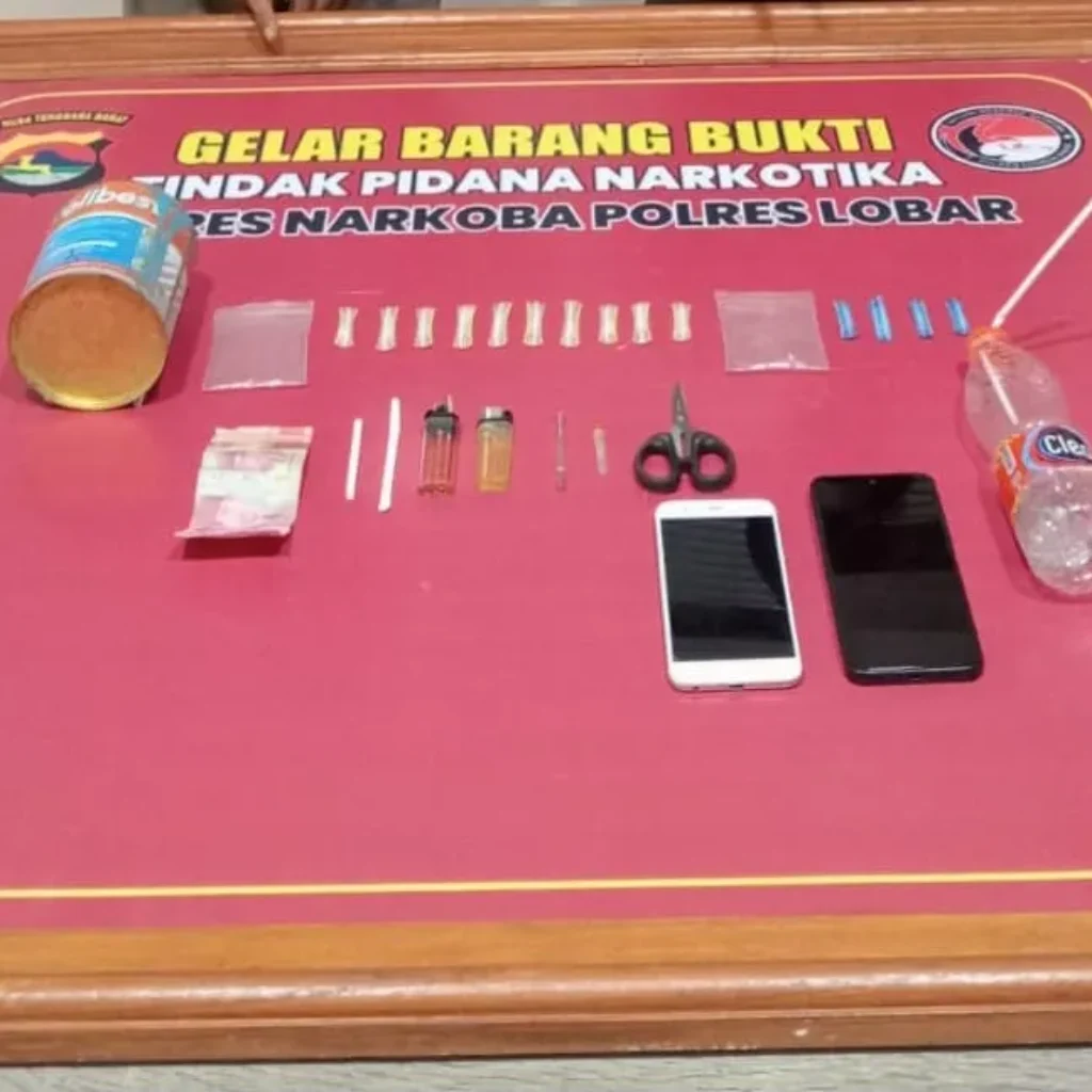 Satresnarkoba Polres Lobar Amankan Pengedar Sabu di Sandik