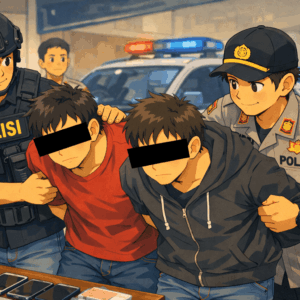 Aksi Pencurian Terekam CCTV, Tim Opsnal Polres Sumbawa Ringkus Dua Terduga Pelaku di Labuhan Badas