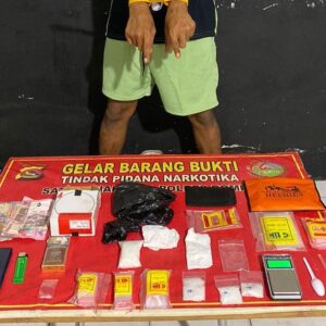 Satresnarkoba Polres Dompu Tangkap Residivis Narkotika, Amankan 81,60 Gram Sabu