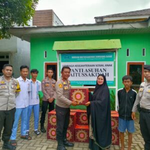 Polres Sumbawa Barat Melaksanakan Bantuan Sosial di Panti Asuhan Baitussakinah