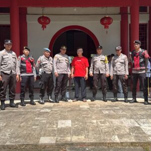Pastikan Kelancaran Perayaan Imlek 2577, Polres Sumbawa Gelar Pengamanan Ketat di Klenteng Bao An Gong