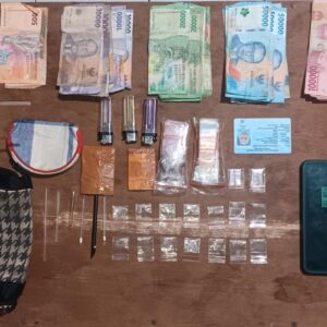 Pasutri Asal Sangia Diamankan Tim Opsnal Satreskrim Polres Bima Kota, 16 Paket Sabu Disita
