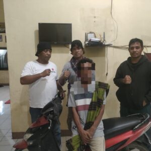 Empat Hari di Buru, Pelarian Terduga Pelaku Spesialis Curanmor Licik ini di Gulung Unit Reskrim Polsek Belo