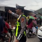 Melalui Program Satlantas Menyapa, Satlantas Polres Bima Edukasi Masyarakat Petingnya Tertib Berlalulintas