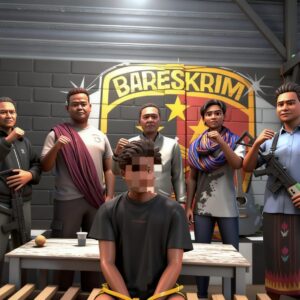 BERHASIL UNGKAP KASUS PENGANIAYAAN MENGGUNAKAN SAJAM POLSEK DOMPU AMANKAN TERSANGKA