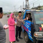 POLSEK MANGGELEWA DAN BHAYANGKARI BERBAGI TAKJIL, TEBARKAN BERKAH RAMADHAN 1447 H