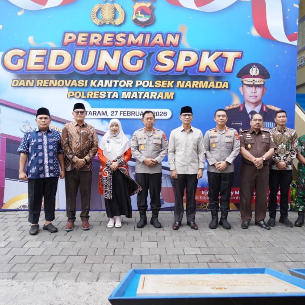 Kapolda NTB Resmikan Gedung SPKT Polresta Mataram, Tegaskan Komitmen Pelayanan Presisi