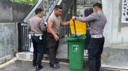 Satlantas Polres Lobar Gelar Aksi Bersih Masjid dan Edukasi Lalin