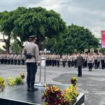 Polres Lombok Timur Gelar Upacara Wisuda Purna Bhakti AKP Nikolas Osman
