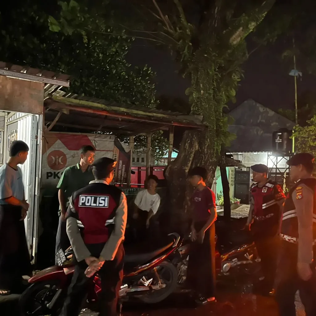 Cegah Kriminalitas, Sat Samapta Polres Lobar Sasar Pemukiman