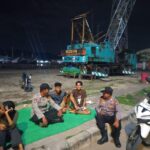 Patroli Rutin di Kawasan Pelabuhan Laut Bima, Polisi Himbau Kamtibmas Selama Ramadhan
