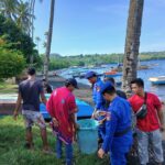 Jaga Kelestarian Laut, Sat Polairud Dompu Gelar Aksi Bersih Pantai Bersama Masyarakat