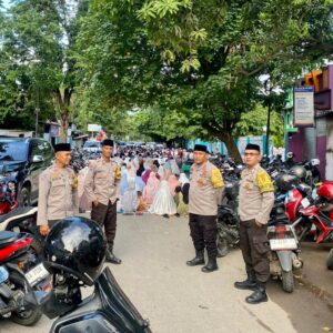 Polres Bima Kota Amankan Sholat Idul Fitri 1447 H di Sejumlah Lokasi