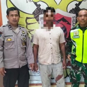 Sigap Kasubsektor Wilamaci Amankan Terduga Pelaku Penganiayaan di Desa Tanggabaru