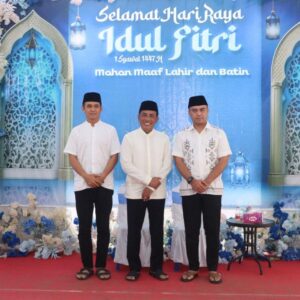Momentum Idul Fitri 1447 H Perkuat Sinergitas, Kapolres Bima Kabupaten didampingi Ketua Bhayangkari Silahturahmi di Kediaman Bupati dan wakil Bupati Bima
