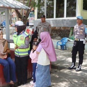 Personel Ops Ketupat Rinjani 2026 Laksanakan Patroli dan Himbauan di Objek Wisata Kota Bima