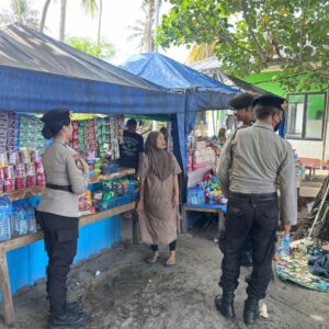 Libur Lebaran, Subsatgas Preventif Polda NTB Intensifkan Patroli di Kawasan Wisata Pantai