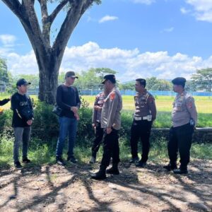 CEK KESIAPAN LOKASI KONSER AKBAR DI GOR GINTE, PENGAMANAN JADI PRIORITAS