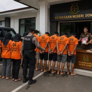 Sat Resnarkoba Polres Dompu Limpahkan 9 Tersangka Kasus Narkoba