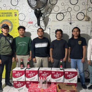 Cegah Kerawanan Festival, Polres Dompu Gencarkan Razia Miras Ilegal