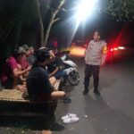 Patroli Malam Polsek Labuhan Haji Usai Tarawih, Polisi Imbau Anak Motor Hindari Balap Liar