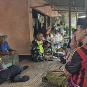 Bhabinkamtibmas Desa Bonder Ajak Warga Dukung Swasembada Pangan dan Tingkatkan Ronda Malam