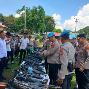 Mencegah Terjadinya Pelanggaran, Bid Propam Polda NTB Menggelar Gaktibilin dan Mitigasi di Mapolres Bima Kabupaten