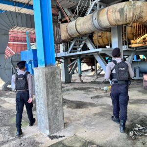 Unit Obvit Sat Samapta Polres Bima Kota Amankan Aset PLN di PLTU Bima