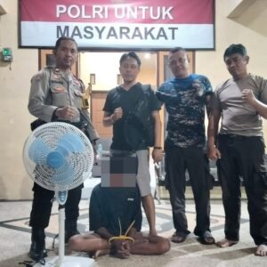 Polsek Labuan Badas Ringkus Pencuri Inventaris Sekolah, Keluarga Pelaku Turut Bantu Polisi