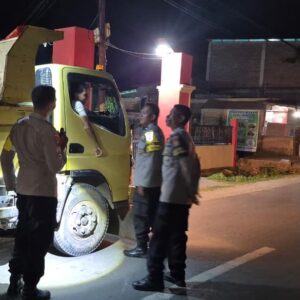 Antisipasi Potensi Kriminalitas di Wilayah Hukumnya Polsek Monta Gelar Razia Sajam Hingga Senjata Api Rakitan