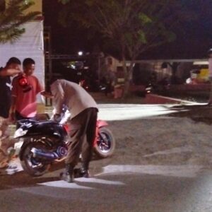 Menangkal Berbagai Potensi Kriminalitas, Polsek Woha Polres Bima Kabupaten Gelar Razia dan Sweeping
