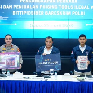 Polri Berhasil Bongkar Jaringan Internasional Penjualan Phishing Tools, Kerugian Capai Rp350 Miliar