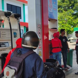 Samapta Polres Lombok Barat Kenalkan KEMOS 110 di Objek Vital