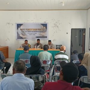 Peran Aktif Bhabinkamtibmas, Kawal Pembentukan Panitia MTQ XXII di Batu Putih