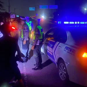 Upaya Ciptakan Keamanan Jalan Raya, Satlantas Polres Lombok Barat Intensifkan Patroli Malam di Jalur Bypass BIL 2