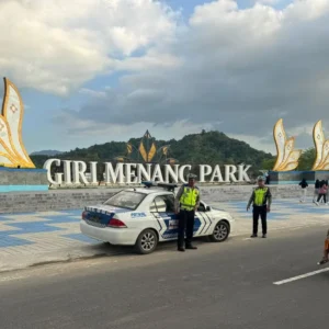 Satlantas Polres Lombok Barat Intensifkan Patroli Sore di Titik Keramaian Gerung Guna Cegah Balap Liar