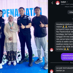 Humas Polres Lotim Jadi Wali Siswa, Respon Haru Permintaan Pelajar Jelang Penamatan