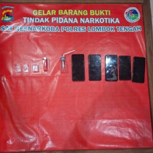 Polres Loteng Ringkus Lima Terduga Pengedar Sabu di Praya Timur dan Jonggat