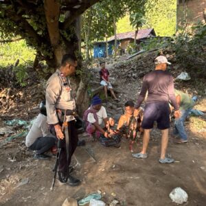 Respon Cepat Laporan Warga, Polsek Lab Badas Bubarkan Aktivitas Judi Sabung Ayam