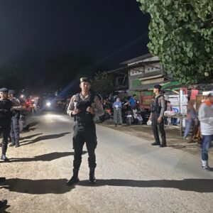 Satsamapta Polres Bima Kabupaten Laksanakan Pengamanan Kegiatan Tabligh Akbar di Desa Mpuri