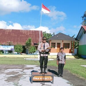 Kapolsek Belo Didaulat Menjadi Inspektur Upacara Hardiknas 2026 di SMA Negeri I Belo