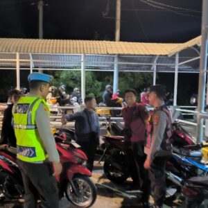 Polsek Kawasan Pelabuhan Laut Tano Intensifkan Patroli Dialogis, Imbau Pengguna Jasa Waspada Cuaca dan Keamanan