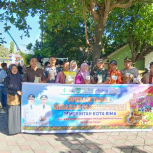 Polres Bima Kota Dukung Gerakan Pangan Murah Pemkot Bima Jaga Stabilitas Pasokan dan Harga Pangan
