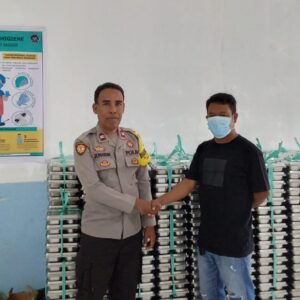 Sukseskan Program Prioritas Presiden RI, Bhabinkamtibmas Polsek Bolo Polres Bima Kabupaten Monitoring SPPG