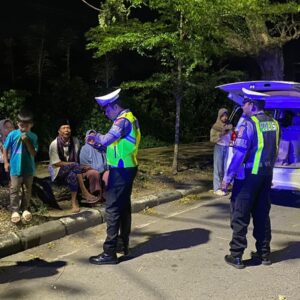 Polres Lombok Barat Sisir Jalur Bypass BIL 1 Malam Hari, Cegah Balap Liar dan Aksi Kriminalitas 3C