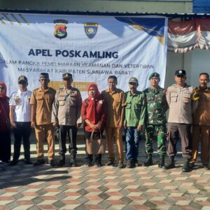 Apel Poskamling di Brang Rea, Polisi Ajak Warga Perkuat Keamanan Lingkungan
