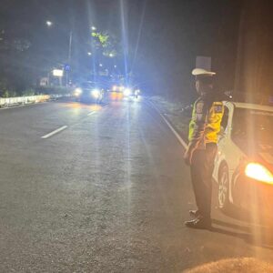 Satlantas Polres Lombok Barat Jaga Ketat Jalur Bypass dari Teror Balap Liar