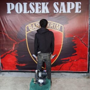 Gerak Cepat, Team Opsnal Polsek Sape Amankan Pelaku dan Barang Bukti Pencurian